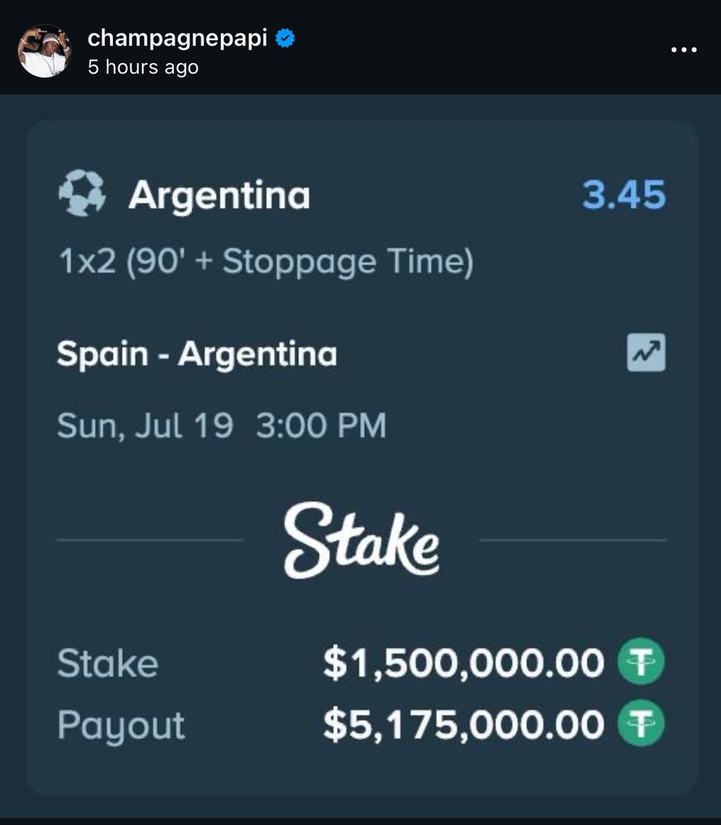 rustydegen's tweet photo. Drake has spelled his curse on Argentina😭😭😭😭😭 https://t.co/alybH92fm1