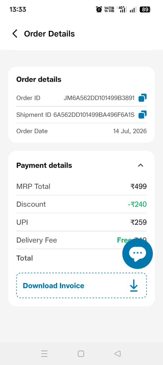 amitjohran55d's tweet photo. @JioMart_Support hi jiomart I have purchased a product from your application and I got only empty box please help me 
Order details https://t.co/BscJ9OKJFt