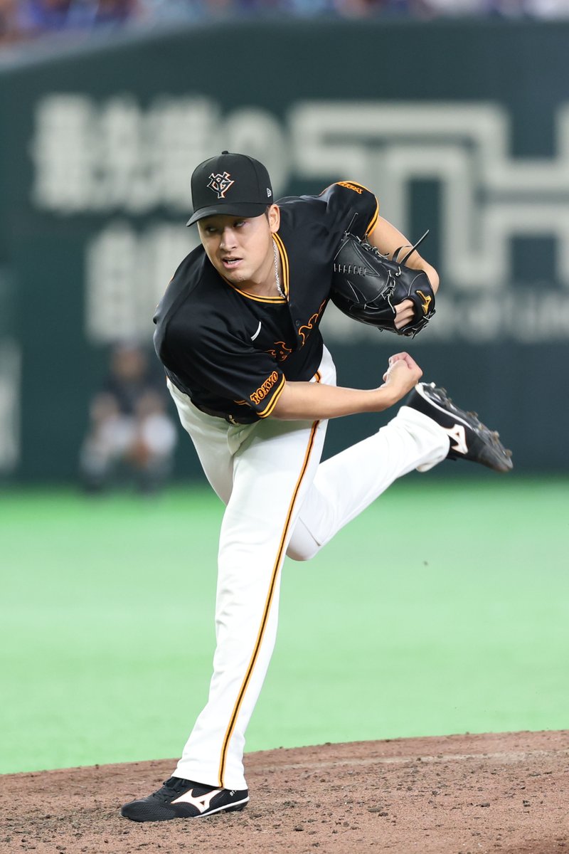 九回表】巨人 1-5 中日 二死一塁で5番手で #堀田賢慎 投手が登板。打者