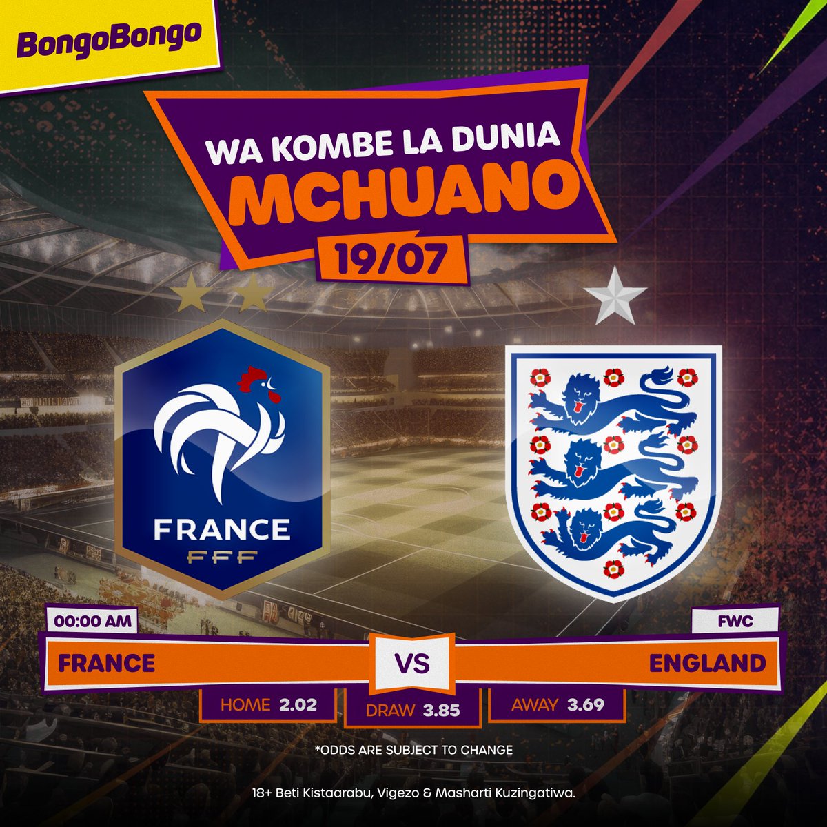 BongoBongo_TZ's tweet photo. 🥉 Medali ya Shaba Kombe la Dunia! 

Ndoto za kunyakua Kombe la Dunia inaweza ikawa imeisha, ila kuna mtanange wa mwisho!

🇫🇷 Ufaransa 🆚 🇫🇷 Uingereza
Nani atapata Medali ya Shaba na kumaliza mashindano juu? 👀

Share ubashiri wako, weka mkeka wa timu yako hapa! 👇🏿
https://t.co/q9JUuD2PvH