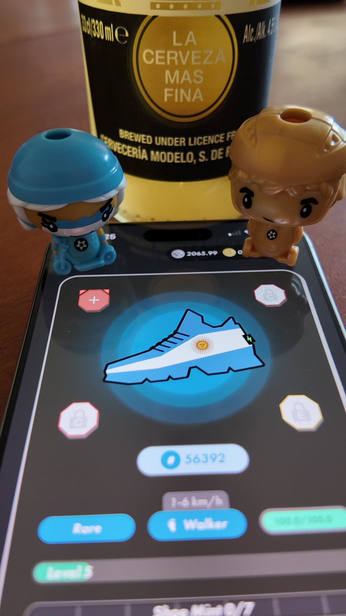 Grouchy1031's tweet photo. 🔥🔥THE FINAL DANCE🔥🔥
One enhancement was all it took to get this Argentina skin in STEPN’s Around The World 2026.

With Spain vs Argentina in the final on Sunday, the energy is unmatched. Messi & the boys going for glory again? 

What’s your final score prediction? 

#AroundTheWorld2026 #STEPN #FIFAWorldCup #SpainVsArgentina