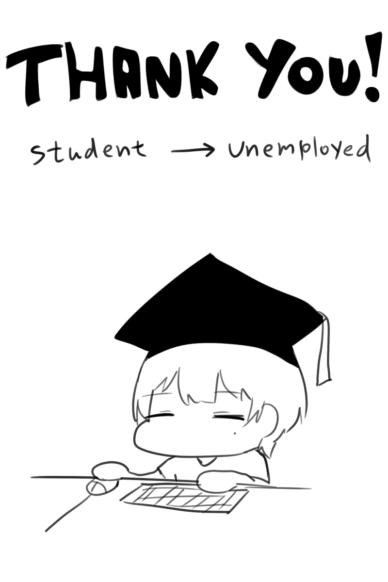 Driplordawoken's tweet photo. I have been graduated for like 2 months already... A bit late than my friends. I have all the free time in the world yet it feels limited. Thank you everyone for joining my journey! I'll continue improving my skills and make more arts until I'm no longer on this world. Thank you! https://t.co/kxizRvSWGD