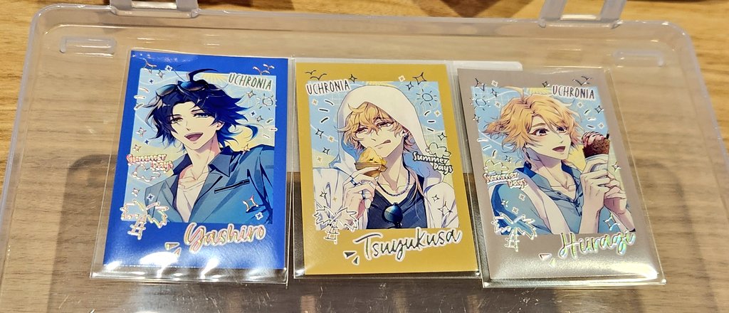cottoncan_77's tweet photo. 【交換】LicoBiTs Festa  リコフェス 泡沫のユークロニア ユークロ フォトカ　レア

譲→矢代/露草/柊

求→レア　依1>淡雪1

依決まるまでは依含むお取引のみ
夜公演前後で会場付近お手渡し可
お気軽にお声がけください https://t.co/cuQILKQuWc