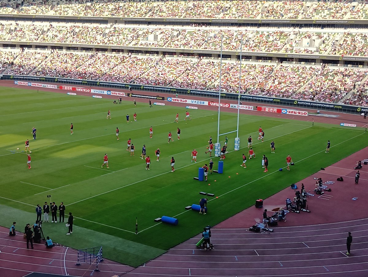 shokatu13's tweet photo. ネーションズチャンピオンシップ🏈  3節🇯🇵vs🇫🇷 スタンド2階、風が心地良い🍺 #ネーションズチャンピオンシップ https://t.co/SUaJGloNb3
