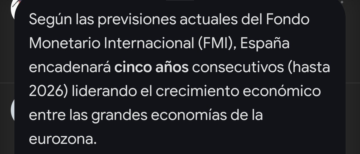 IIvansurti's tweet photo. @javierf79010727 @OlgaPatriaVOX Los curritos q siguen creyendo que el país va a ir a la ruina con este Gob. DESDE HACE 8 AÑOS les digo q HUNDIRSE NO SIGNIFICA LIDERAR durante 5 AÑOS el crecimiento económico de las GRANDES ECONOMÍAS de EU y lo digo POR COMENTAR lo q dice el FMI 
Creo que saben algo de economía https://t.co/nSodLRS9XV
