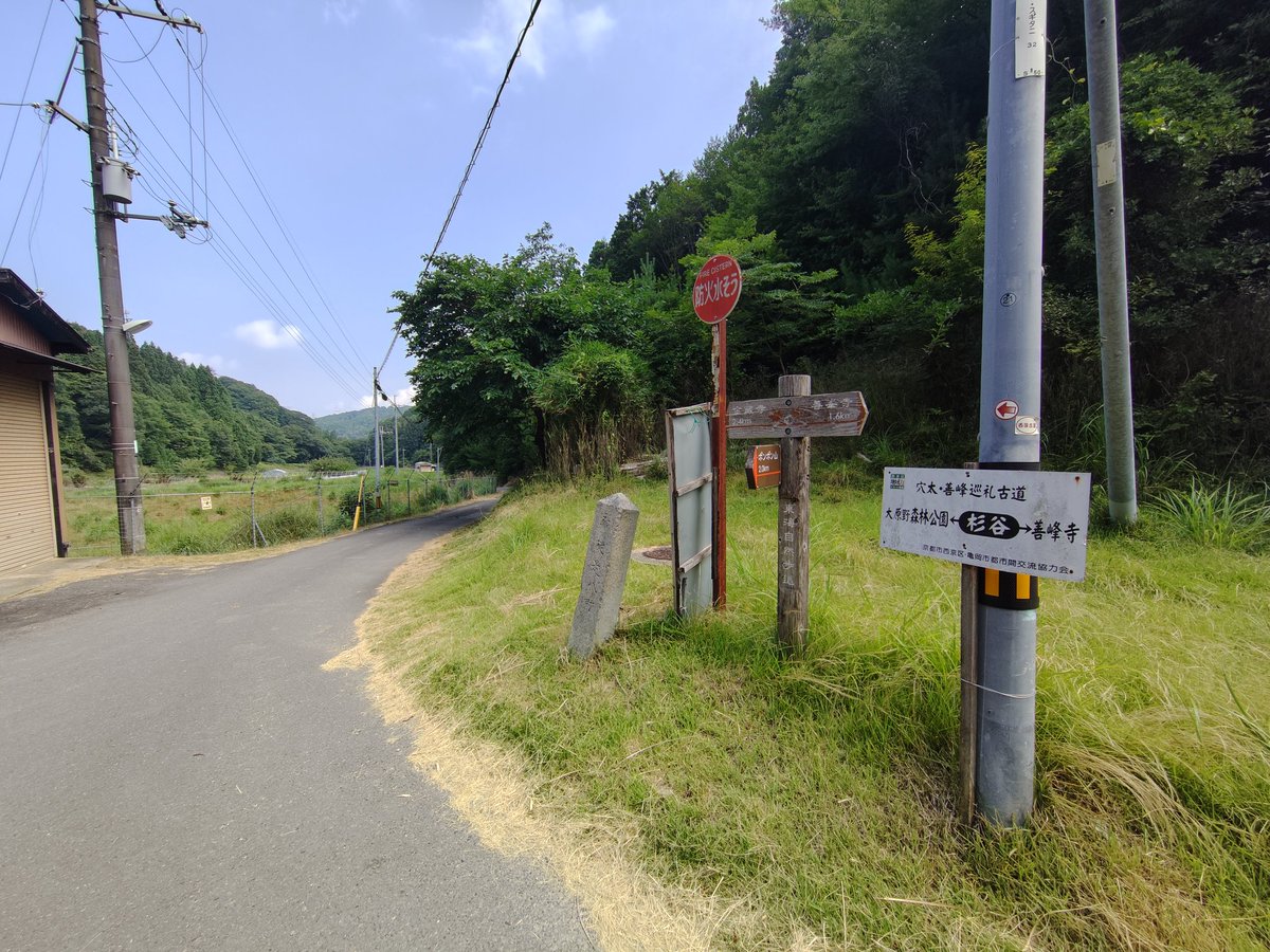 jcmt2010's tweet photo. 西国三十三所　歩き巡礼　善峯の後、杉谷、外畑集落は里山の雰囲気もあり気持ちよく歩けました。一瞬の大阪を経て亀岡へ。炎天下での田んぼ真ん中の一本道がこたえました。二十一番穴太寺はお庭も仏像も素晴らしい。ご住職の両隣の札所までの歩き巡礼など色々お話できました。#歩き巡礼　#西国三十三所 https://t.co/6Q1KXztMF2