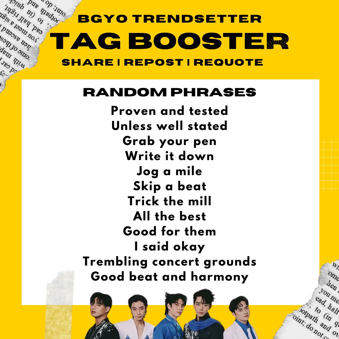 BGYOtrendsofc's tweet photo. Grab your pen

BGYO TNALAK FEVER

#BGYO @bgyo_ph https://t.co/hWi2QhKIUZ