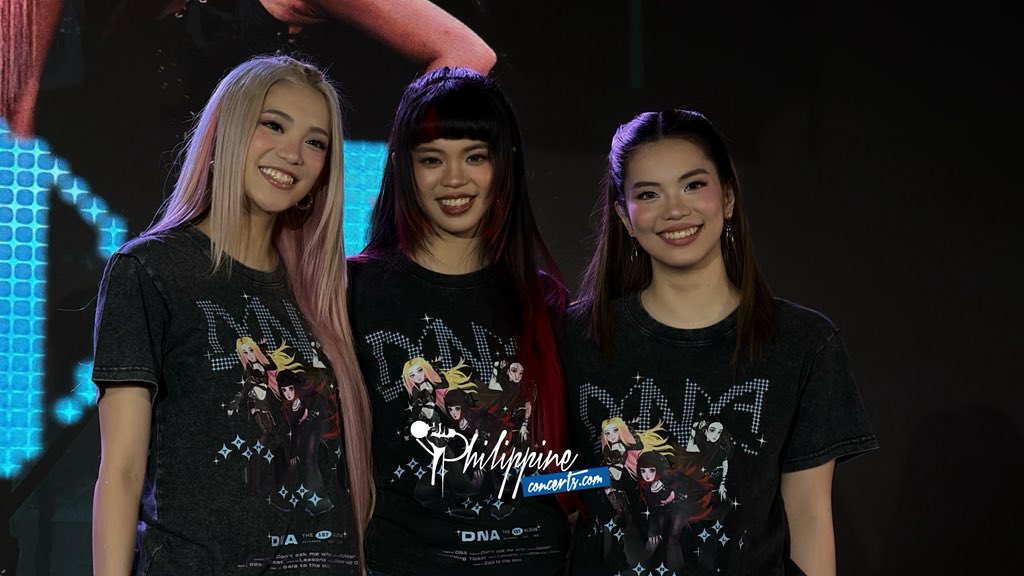 philconcerts's tweet photo. Rising P-pop trio DNA has officially unveiled its self-titled debut album under StarPop, marking a defining chapter for members Ezri, Tasha, and Julia. Featuring the new tracks "DNA," "Spider," "Speeding Ticket," "Lessons," and "Glow-up Diary," alongside the previously released singles "Don't Ask Me Why" and "BINGO," plus the bonus track "Gala To The Max," the record serves as an introduction to the group's evolving identity, capturing months of hard work, self-discovery, and artistic growth.

During the album showcase, the trio shared that the project reflects their journey of figuring out who they are as artists. Ezri explained that the album is not about already being strong, but about the process of becoming stronger. She said the songs embody their hopes, experiences, and determination to keep learning and improving as they continue to shape DNA's identity. Their confident live performances throughout the showcase further underscored the group's readiness to take on bigger stages and connect with even more audiences.