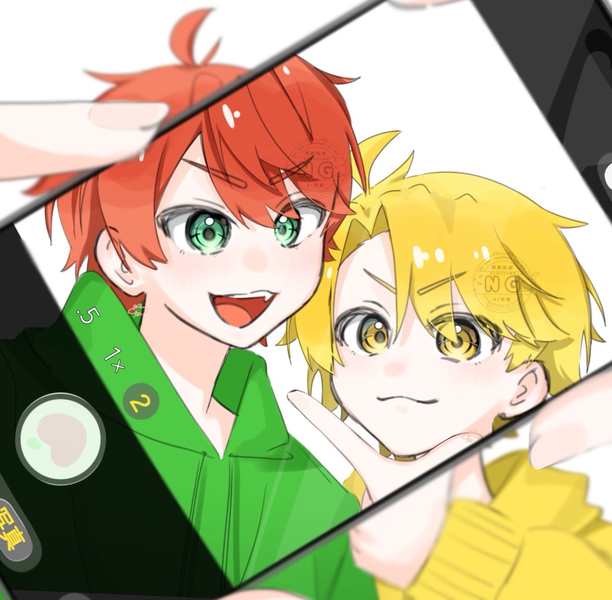 Hyougakingu_'s tweet photo. はいっちーず！！🦖⚡️📸
#からぴち #ぴちあーと #じゃぱぱ #たっつん https://t.co/h8BfDAsgVQ