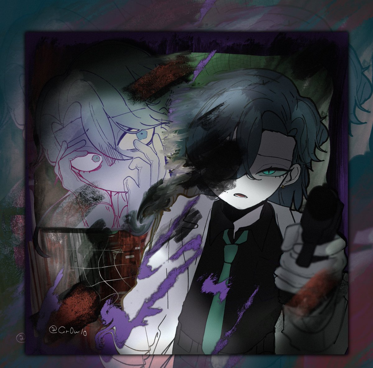 Gr0wl0's tweet photo. skeb募集！

おまかせ金額3,000〜、
こんな感じの不穏なイラストをお試しで受けたいです！

ご縁があればぜひ、描かせて頂けると嬉しいです〜！
※オリジナルのみ

▍https://t.co/lHcF5y6BD3

#Skeb #skeb募集中 https://t.co/Rwkud0q5eC