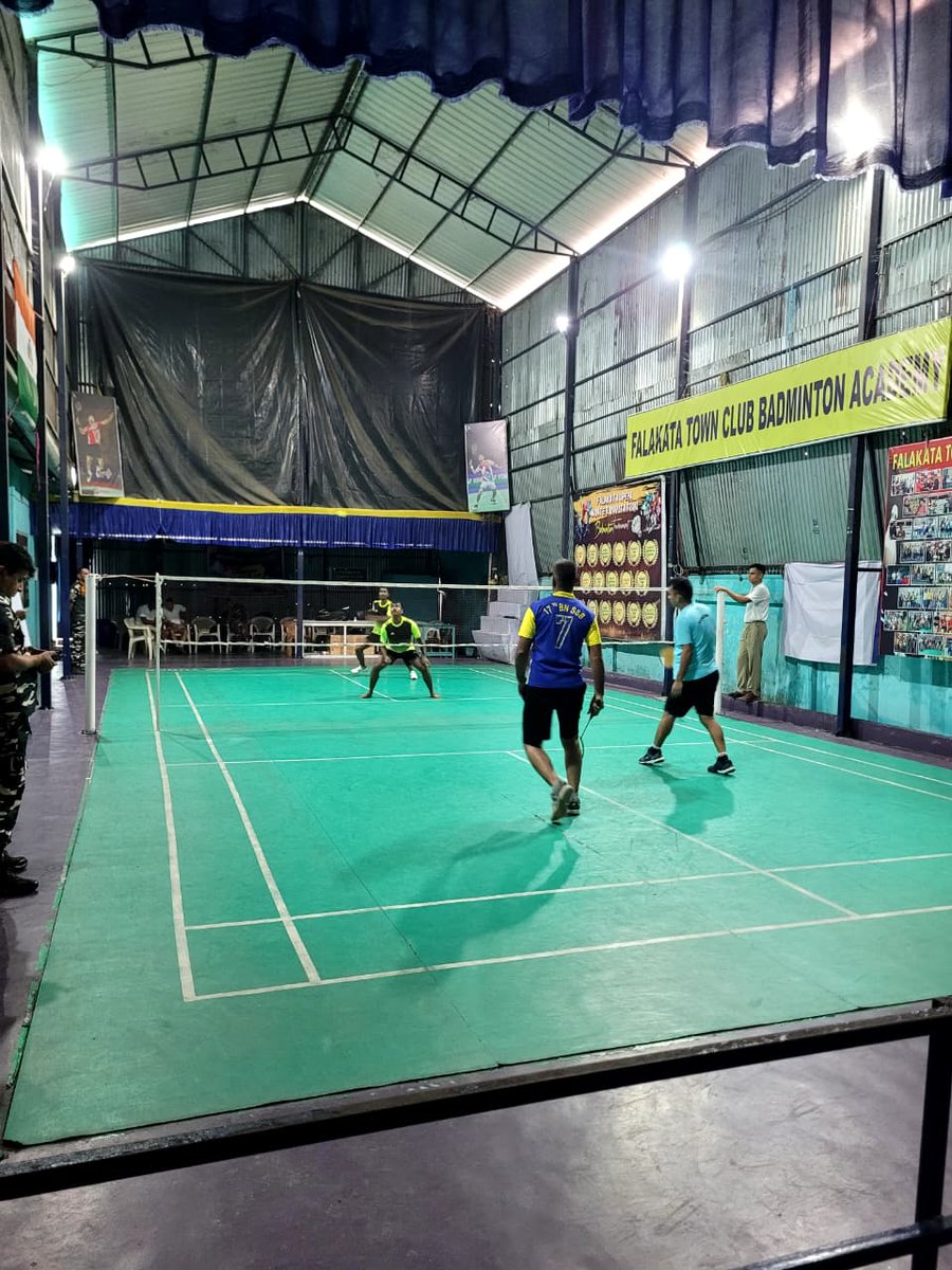 53BnSSB_INDIA's tweet photo. दिनांक 18 जुलाई 2026 को 53वीं वाहिनी सशस्त्र सीमा बल  में अंतर वाहिनी बैडमिंटन एवं टेबल टेनिस प्रतियोगिता का शुभारंभ किया गया। इसमें 53वीं, 17वीं, 34वीं तथा 46वीं वाहिनी के बलकर्मियों ने भाग लिया। प्रतियोगिता में खिलाड़ियों ने अनुशासन,कौशल और खेल भावना का अच्छा प्रदर्शन किया गया। https://t.co/qt8sMzkJNC