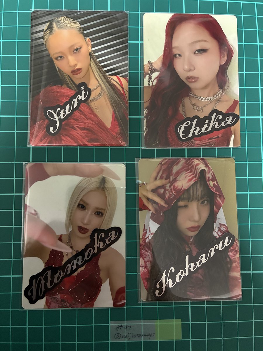reijistarmaps's tweet photo. 【交換】　HANA フォトカ Born to Bloom 

譲 : YURI CHIKA MOMOKA KOHARU

求：NAOKO 2枚 ＞ MAHINA 1枚

同種のみ、まとめての方優先
都内手渡し、郵送

検索からもお気軽にお声がけください。 https://t.co/ty4Pr8A64m