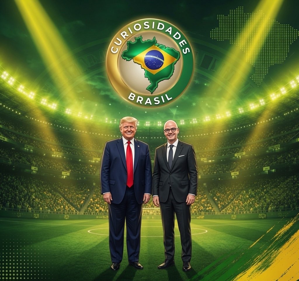 CuriosidadesBRL's tweet photo. 🤣 Donald Trump brincou que os Estados Unidos deveriam sediar sozinhos uma futura Copa do Mundo, deixando México e Canadá de fora.

🗣️ “Da próxima vez, deveríamos escolher apenas os Estados Unidos. Isso tiraria um pouco da raiva, do ódio e da tensão de todo mundo.”

🗣️ “Ele disse que poderíamos fazer isso com Estados Unidos e China juntos. Seria um voo curto e agradável entre os jogos. Os jogadores iam adorar isso.” 😂✈️🌍