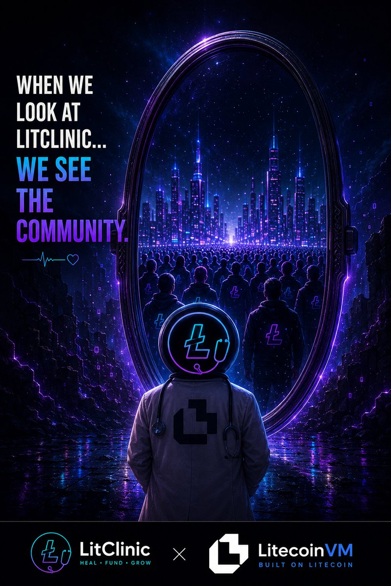 litclinicxyz's tweet photo. The strongest signal isn't hype.

 It's consistency.

 Showing up
 Building
 Testing
 Improving

 Day after day.
 That's how ecosystems earn trust.

 That's how LitClinic grows.

Built by the community.🫶

Built on @LitecoinVM .💙 https://t.co/tDwPT6GrI0
