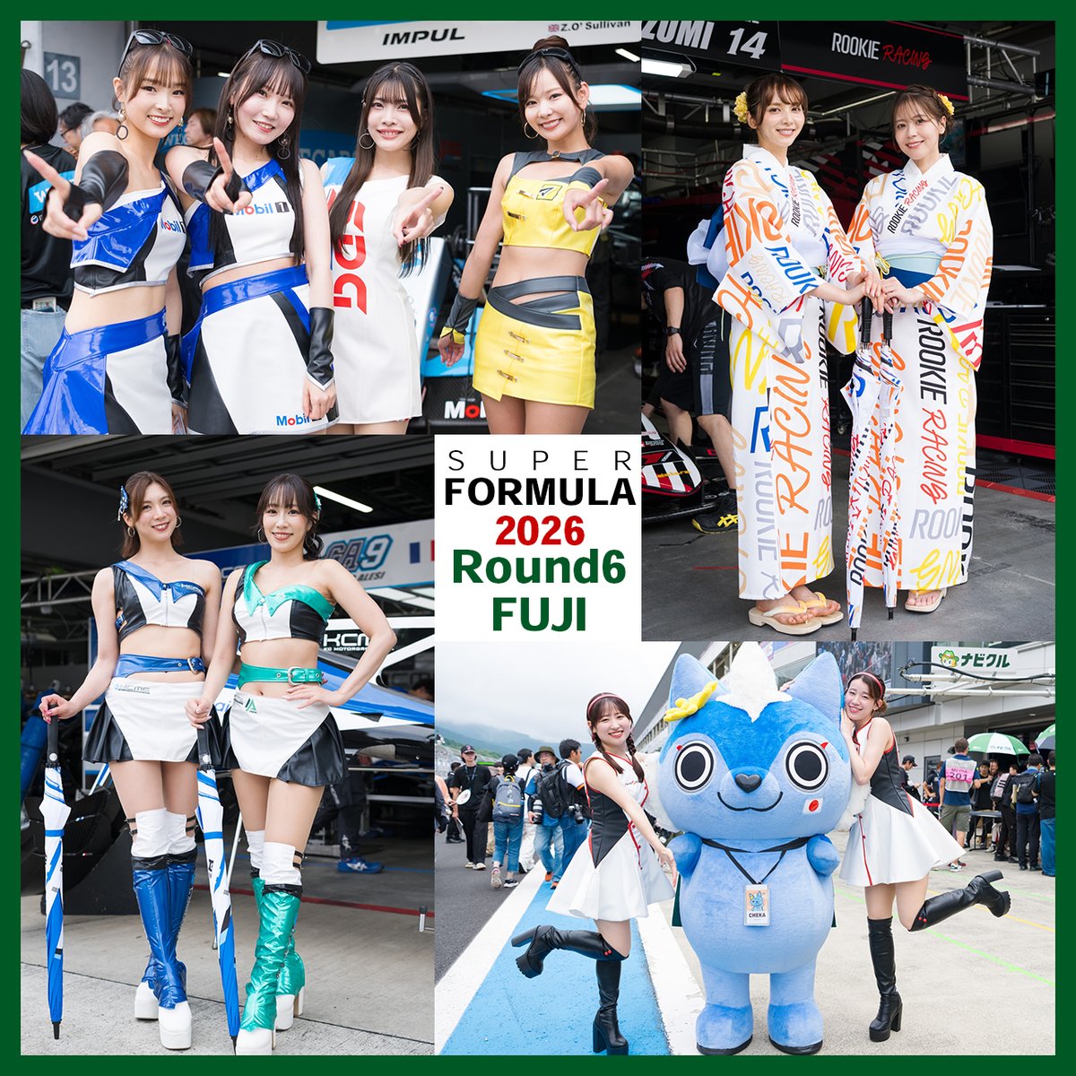 GALPARA_mobile's tweet photo. 梅雨明け間近、スーパーフォーミュラ夏祭り！
7月18日に富士スピードウェイで開催された2026年全日本スーパーフォーミュラ選手権第6戦。
変則3レース開催となったFUJIの第6戦ピットウォークの模様を速報ギャラリーでお届けします！
https://t.co/Px03nWa9j2
#SFormula 
#富士スピードウェイ https://t.co/cOgneQBYZg