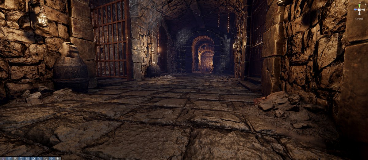 EchofallGames's tweet photo. The floor in this part of DEEPWARD felt too flat, so we gave the stones more height and added rubble around the edges.
Still WIP, but the dungeon already feels much better. What do you think?
#ScreenshotSaturday #gamedev #indiedev https://t.co/sENOckp2xW