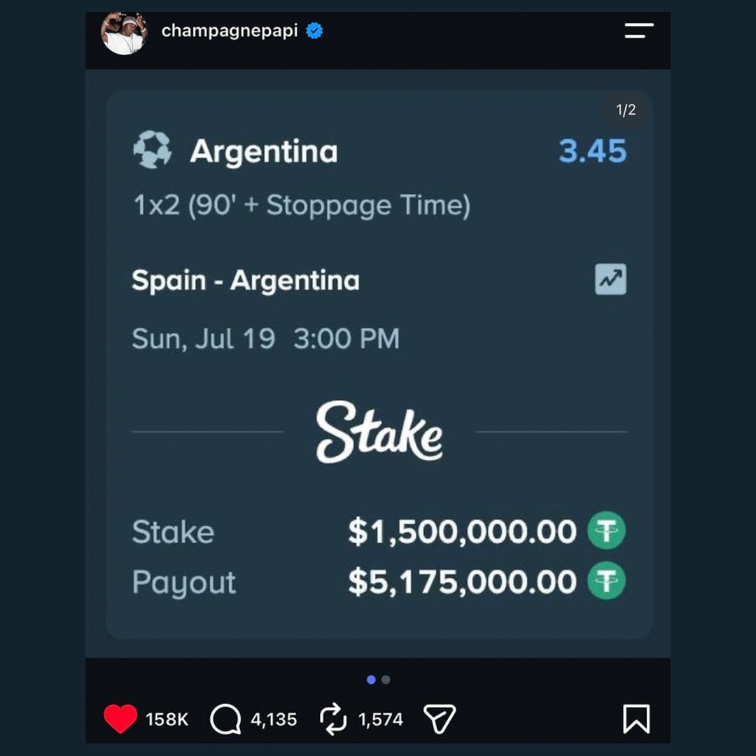 inmaxera's tweet photo. Drake really waited until the FIFA World Cup Final to hit Argentina with the curse. 😭 https://t.co/e5T1nhNnwO