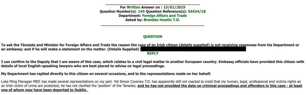 SUSANBR47706704's tweet photo. @wereontheditch 🚨 #SIPO said complaints concerning Simon Coveney were matters for the Ombudsman and Data Protection Commission. But neither appears to have acted. So who was responsible for investigating? 🤔 Where is the accountability? @TheCanaryUK @OECD @eurireland @CommissionEU https://t.co/Jfj2iJgM0u