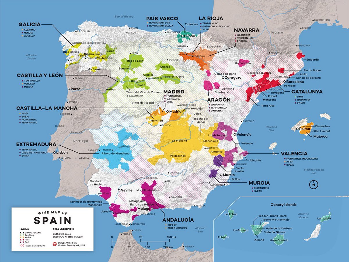 brunoveronica's tweet photo. España es mucho más que Rioja o Ribera del Duero. 🇪🇸🍷
De Rías Baixas a Jerez, pasando por Priorat, Navarra, Aragón o Murcia, cada región cuenta una historia diferente a través de sus vinos.

Un recorrido para descubrir la diversidad del vino español. 

https://t.co/BFBpH8RjDe https://t.co/tgdwBGKTbt