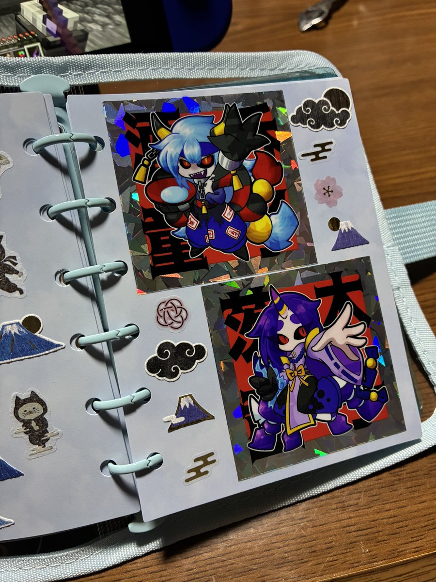 自作シール作ってコレクションするの、ガチでガキの頃からやってる事が