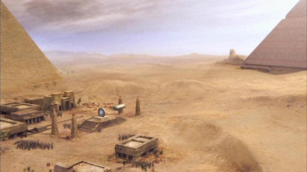 KStargateFan's tweet photo. On this #PyramidsDay, remember the Pyramids were landing platforms for the Goa'uld motherships. #SaveStargate https://t.co/nAMj81CtpO