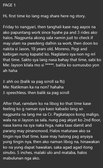 AlterOfan83223's tweet photo. Game Magpasubo si Jason. Walang arte. Higa agad.

Sender: Friday

#ConfessionOfanAlter1008 https://t.co/4t8D29N0s7