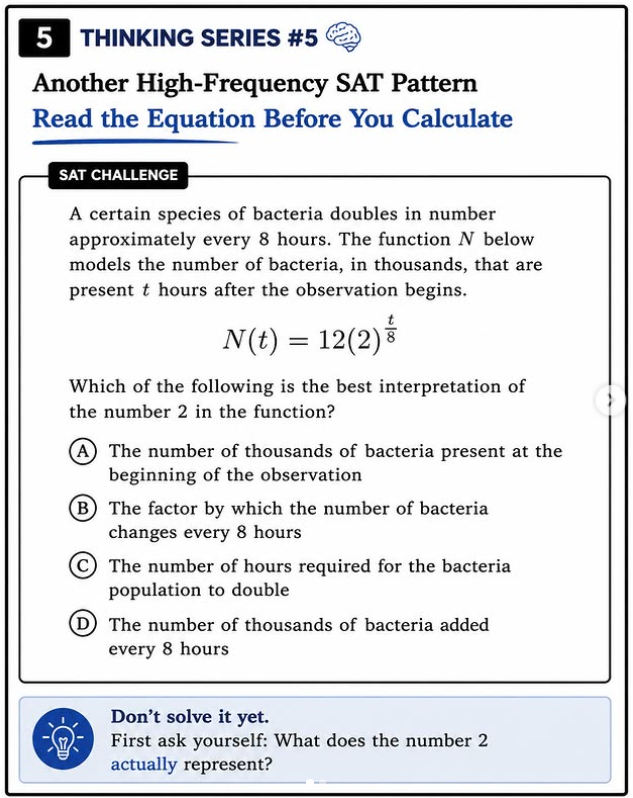 kdcoinplanet's tweet photo. Some SAT questions might be scary. Check the following page to make these ones easier than they are:👇
https://t.co/TsR5IuMZ4W
First: Write your answer below😊
#DigitalSAT #SATPrep #SATMath #CollegeAdmissions #CollegePrep #math #HighSchool #Education https://t.co/dsTYVG4imu
