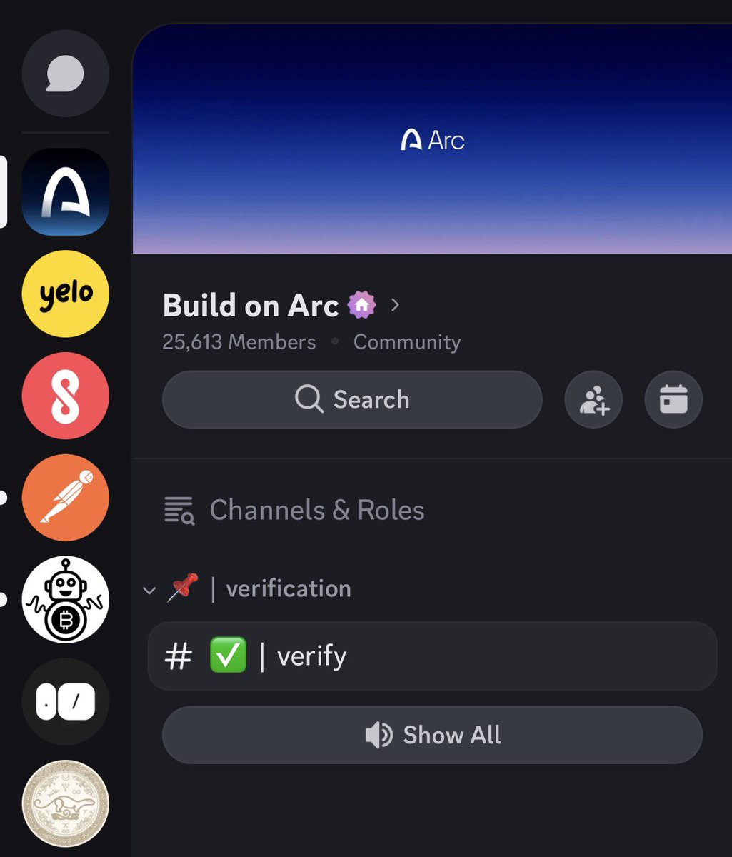 Nazsatseh's tweet photo. >>> @arc discord just accepted my request &amp; Proposal 

Im so excited to join the community. 

I’ll share more details about the Arc blockchain . 

Lets build together 💕

Follow and turn on notifications 📣 @Nazsatseh https://t.co/8KHTFbBsFo