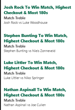ooCLANoo's tweet photo. 🚨 MATCHPLAY DARTS  RAFFLE 🚨

Scolia 2 home flex or Omni prize if the match trebles land!

✅ Josh Rock
✅ Stephen Bunting
✅ Luke Littler
✅ Nathan Aspinall

⚠️ Must retweet
⚠️ Follow me @ooCLANoo 

Good luck and game on!! 🎯 https://t.co/aadUQMdojC