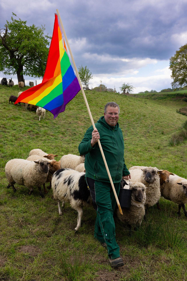 AcervoCharts's tweet photo. Após serem rejeitados por não cruzarem com fêmeas, carneiros gays foram salvos por um fazendeiro alemão. https://t.co/MZUulR7MY2