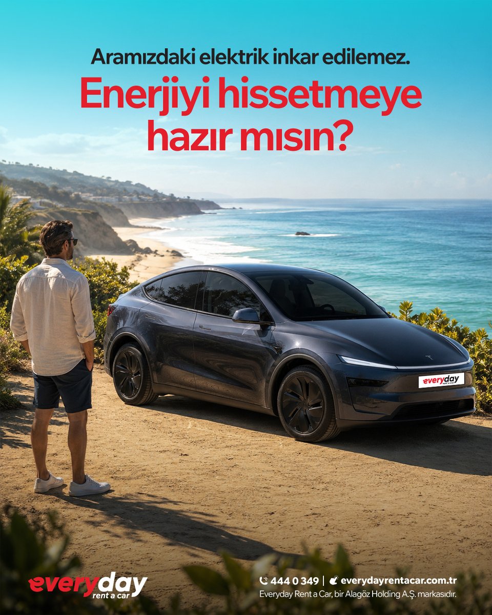 EverydayRAC's tweet photo. Daha dokunmadan o yüksek çekim gücünü hissetin mi?
#Tesla ile yola çıkmak sıradan bir sürüş değil; teknolojiyle kurulan, sarsıcı bir bağdır.

📞 444 0 349
🌐 https://t.co/vjzTsXIlZP
📲 Everyday cebinizde: Şimdi App Storeve Google Play’de.
#EverydayRentaCar #Everyday #AraçKiralama https://t.co/BVtUE3uhMr