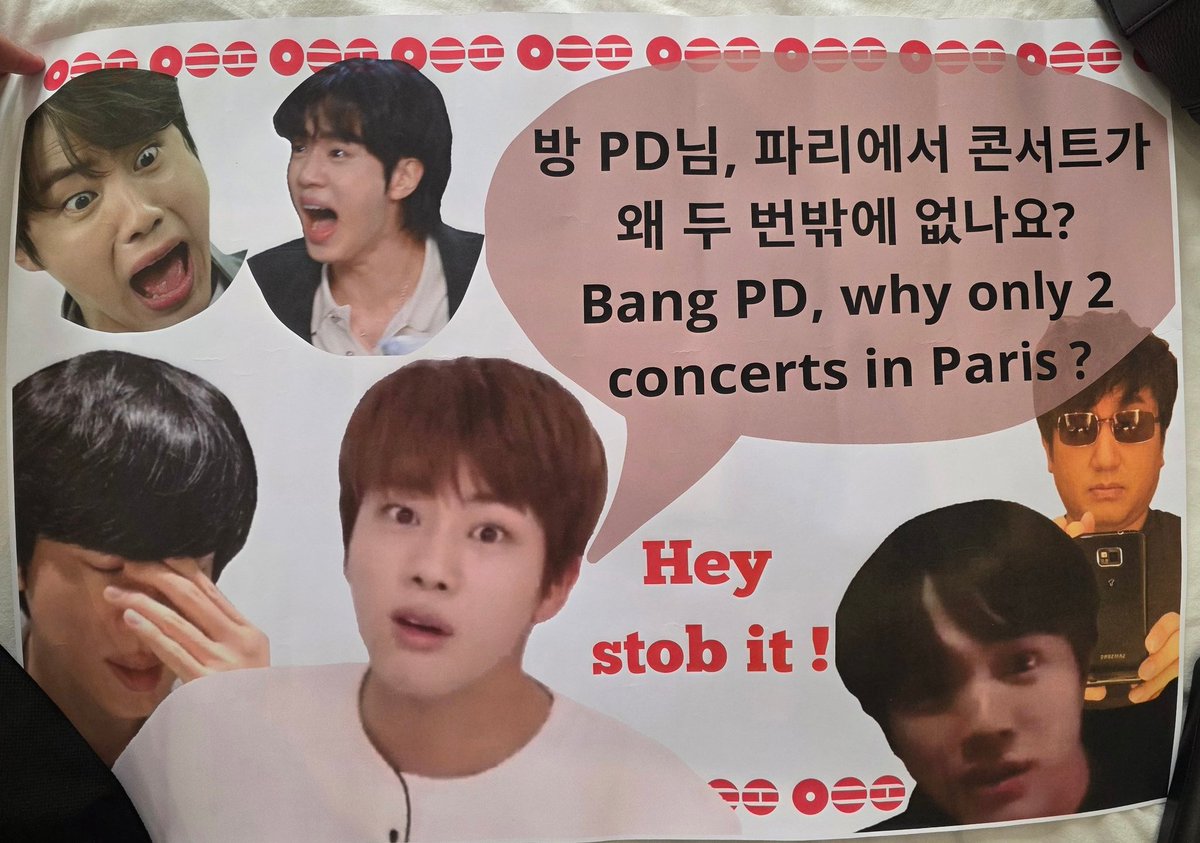 mugiwararmy's tweet photo. mes affiches pour D2 Paris 🙄  #BTS_ARİRANG_Paris #BTS_ARİRANG https://t.co/PQvv0dQXuL