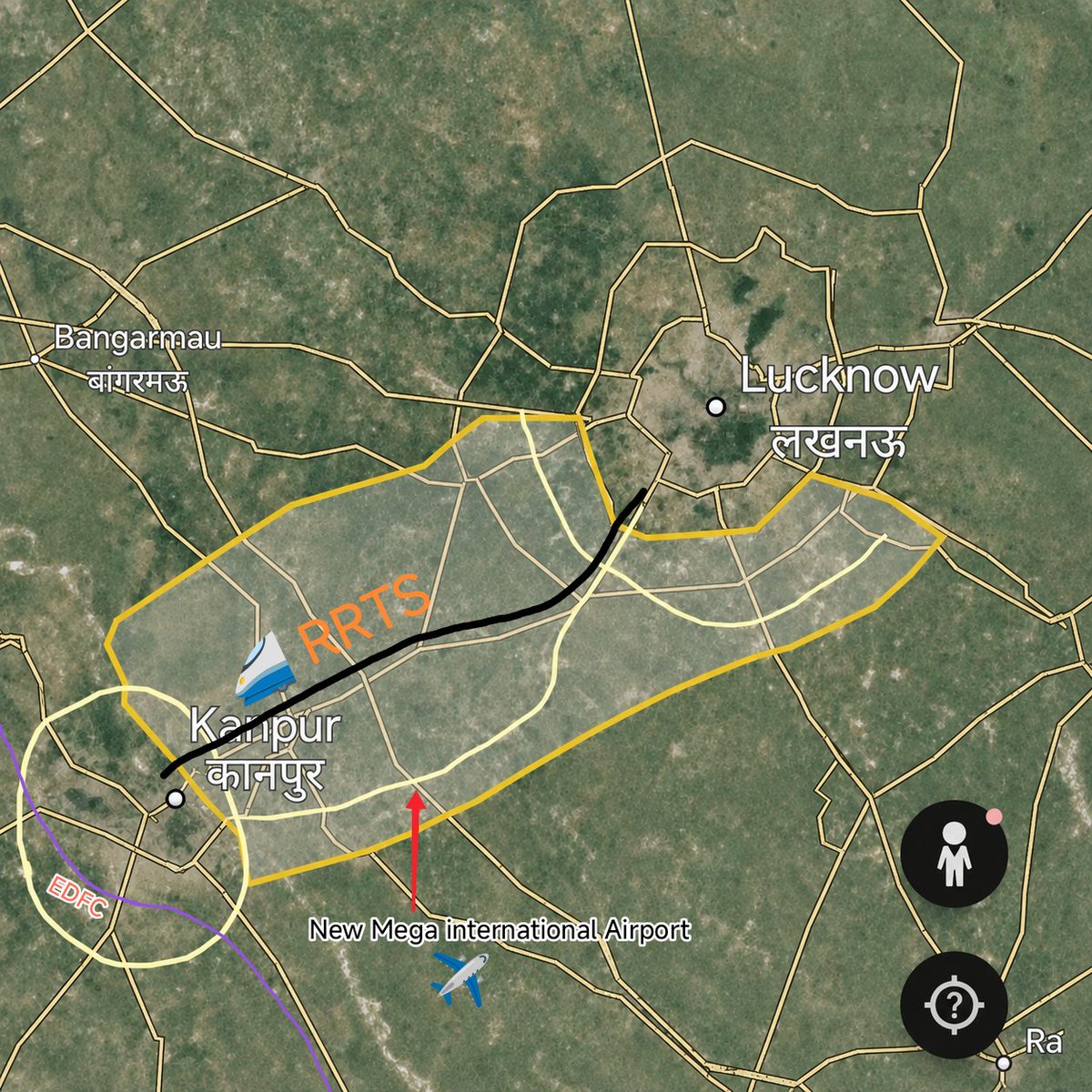 LucknowSCR's tweet photo. योगी जी LKO-KNP Expressway बन गया है अगर आपने चाहा तो ये RRTS भी जल्द बन ही जाएगा 
आपसे निवेदन है कि आप Highway और Expressway के दोनों ओर कुछ इस तरह Noida जैसी एक Planned Mega Hi-tech Industrial City बनाए 🙏🙏 
ये हमारे लखनऊ SCR, कानपुर के साथ साथ पूरे UP के लिए Game Changer होगा

इससे आपके 1 trillion dollar UP Economy लक्ष्य भी Easily पूरा हो जाएगा
और इस region के साथ UP के लाखो लोगों को यहां High Paying Jobs मिलेगी और तो और UP को इसकी chennai, Bangalore, Mumbai जैसी एक Mega Tier 1 city भी मिलेगी 🙏
@AwasthiAwanishK @myogiadityanath @myogioffice @MrityunjayUP @spgoyal @ChiefSecyUP @IasAlok @Manojkmr_singh