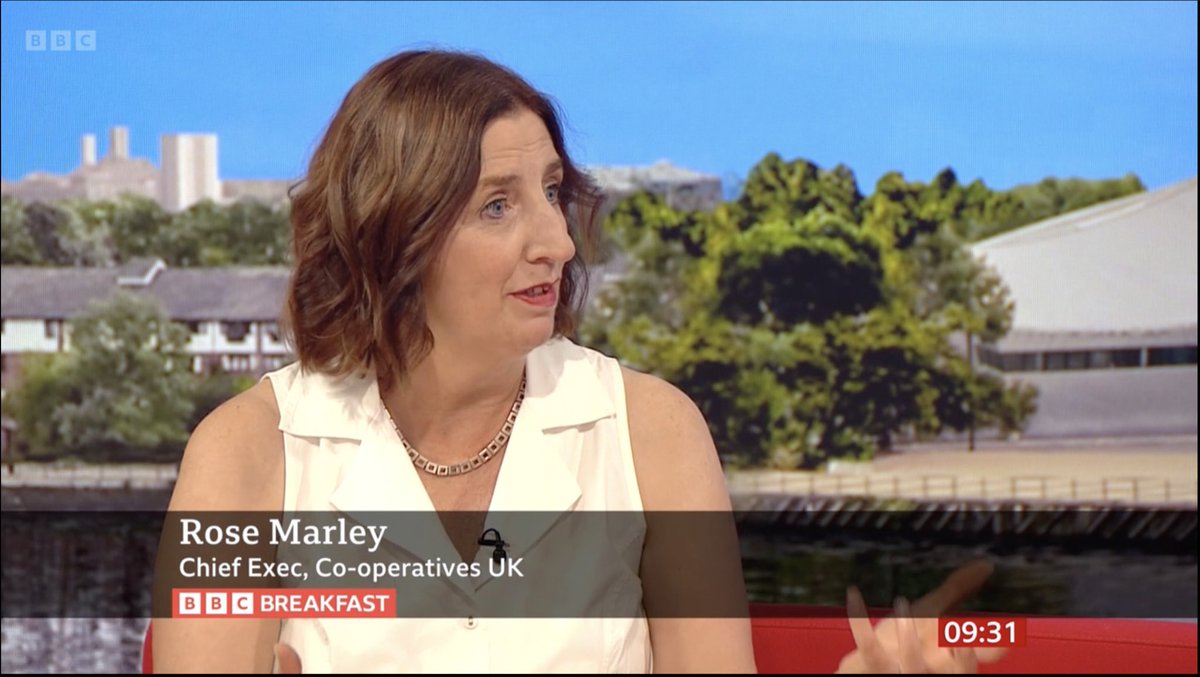 CooperativesUK's tweet photo. What kind of Prime Minister will Andy Burnham be? Our CEO @RoseMarley1 joined BBC Breakfast this morning to share her insight, drawing on nearly a decade of working closely with him. Watch from 9.31: https://t.co/OfaRimKJ49 https://t.co/Ih5AX89YDb
