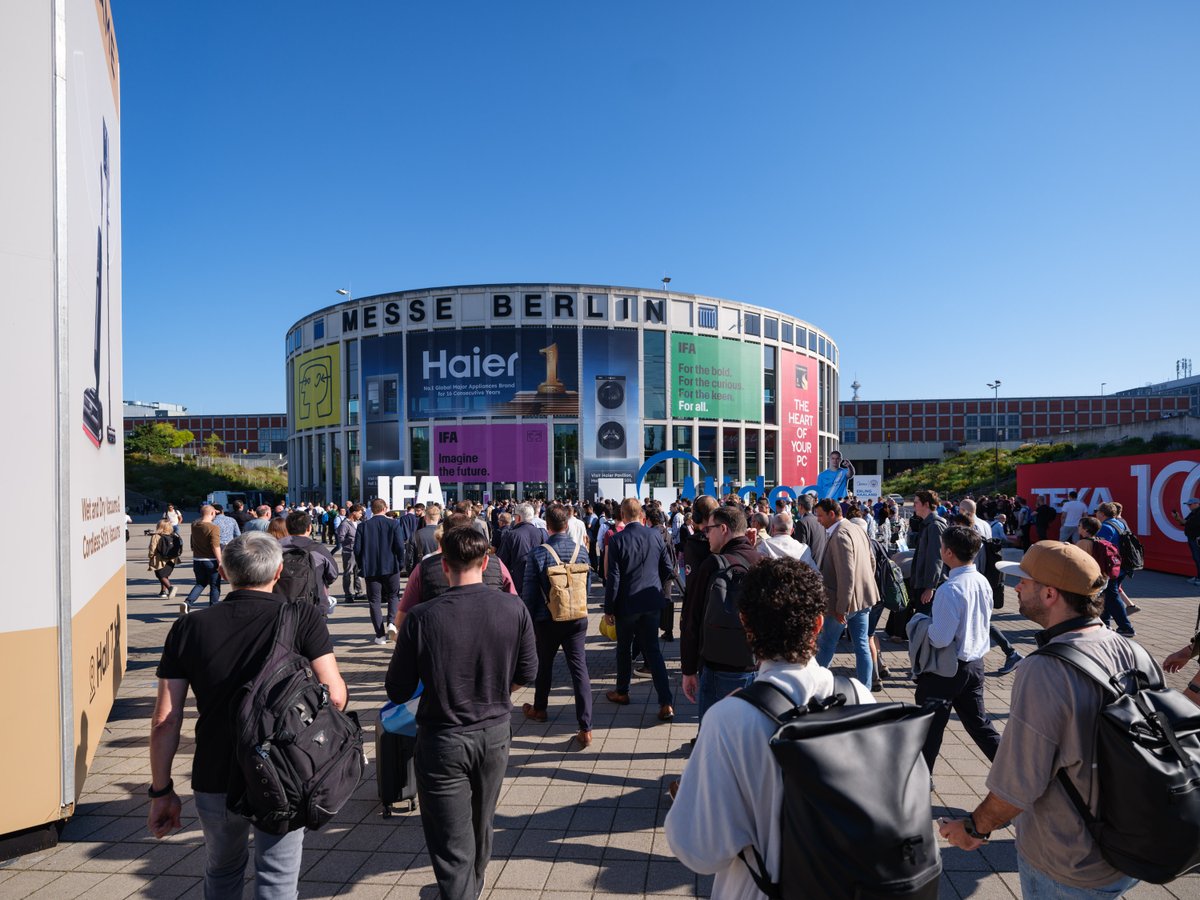 InnovatoreMag's tweet photo. #IFA, la più grande fiera globale dedicata al #futuro della #tecnologia consumer e agli elettrodomestici, torna dal 4 all’8 settembre 2026
https://t.co/MKJGjBLXso https://t.co/3fQWwQZyOB