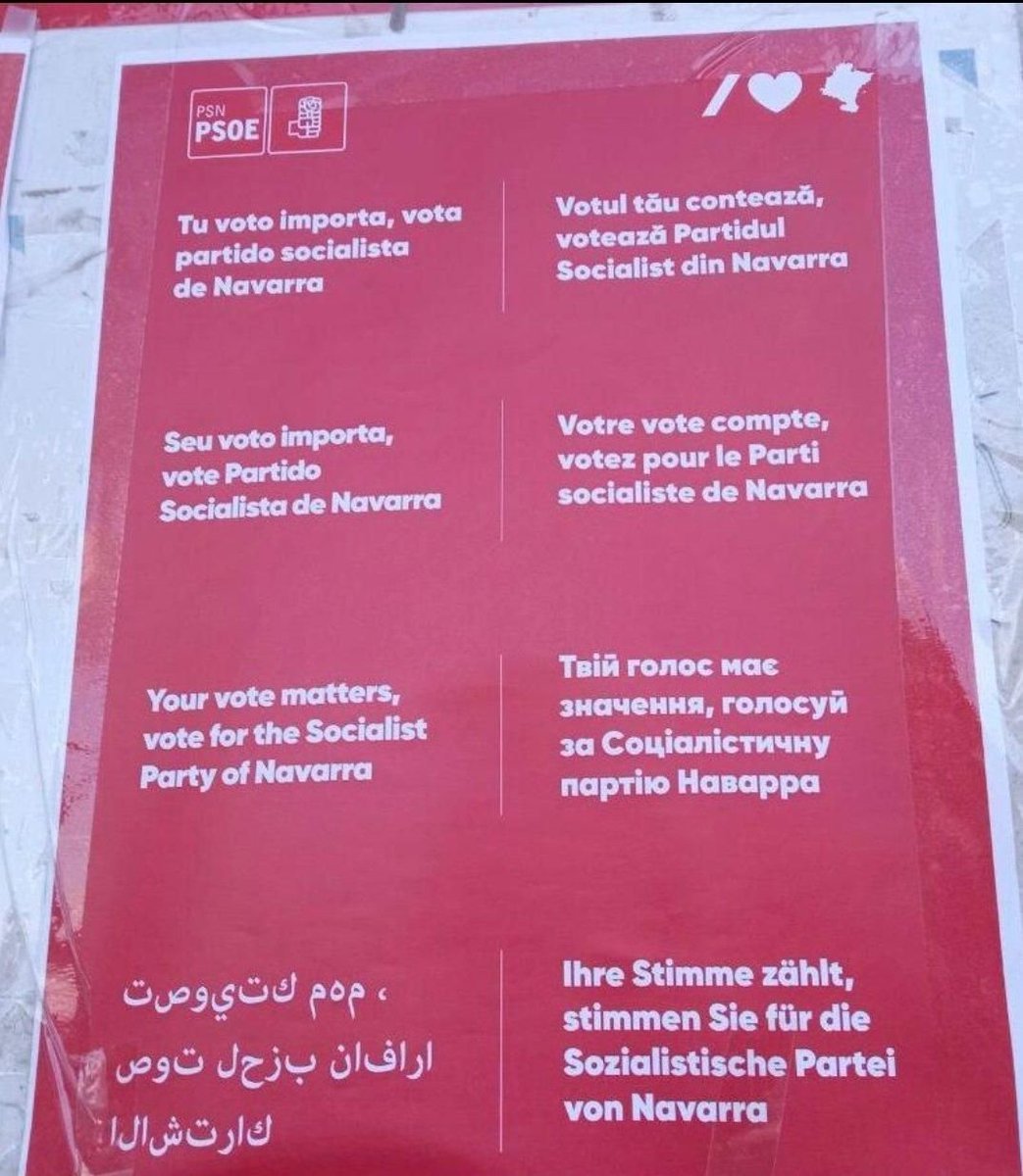 admeuskeraztald's tweet photo. "Diverso y plural", betiere euskararik gabe.

Beti euskararen kontra.

Inperialismo espainiarrari EZ!!! https://t.co/Q9Jd5AOdfA