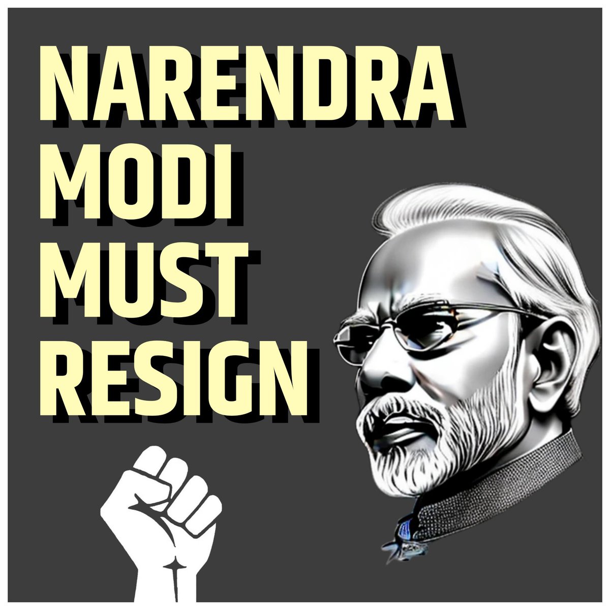 CJP_for_India's tweet photo. Narendra Modi ji must resign! https://t.co/27bJTs2D5t