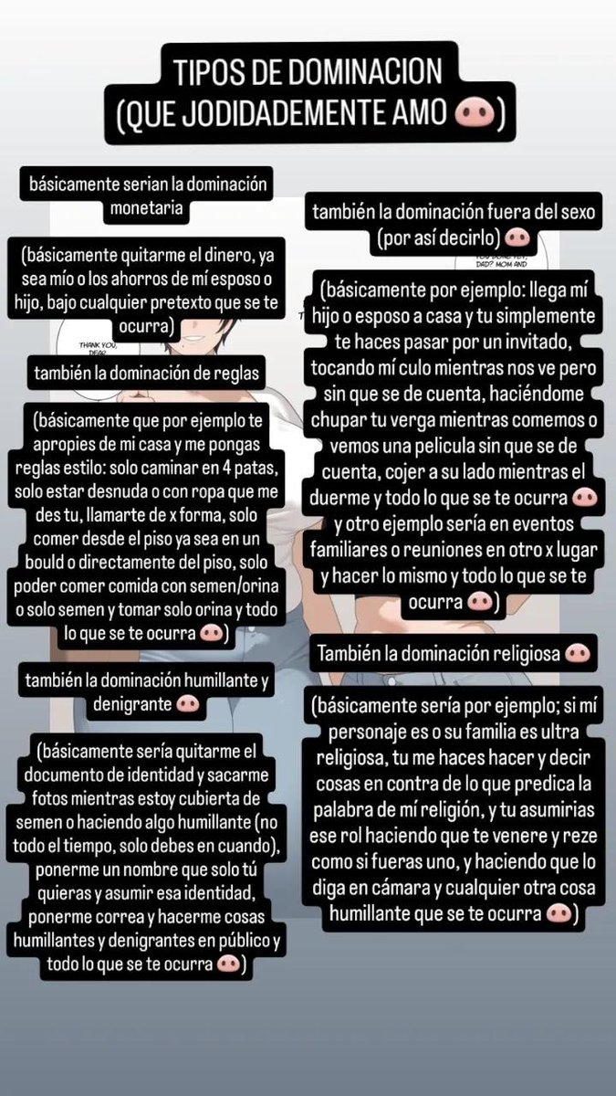islafemboy's tweet photo. . 
 
➥//OFF ROL: TIPO DE DOMINACIÓNES QUE ADORO 🐽

. https://t.co/V5zH3uPamD