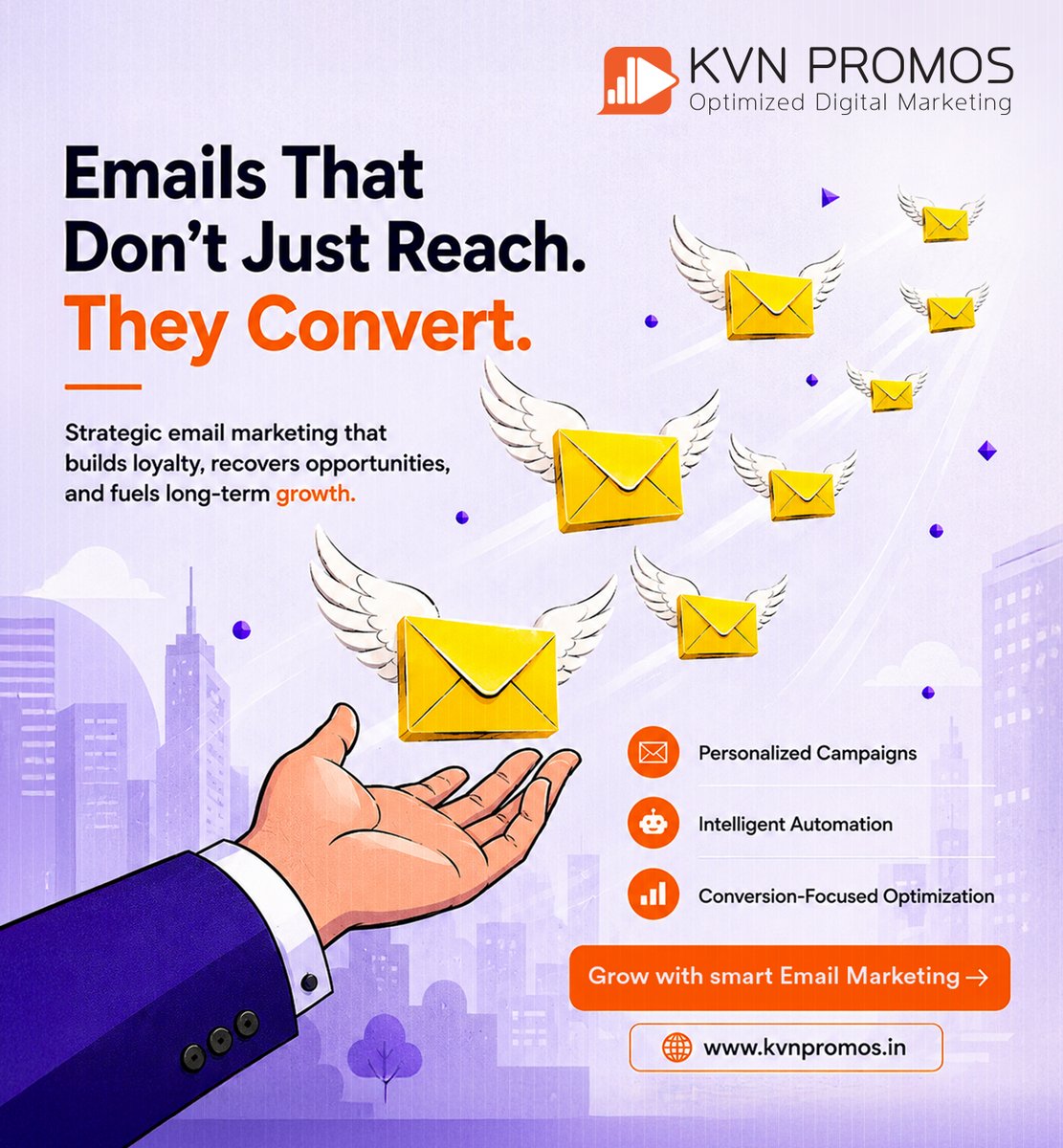 KVNPromos's tweet photo. Every email carries a possibility.
Every click begins a conversation. Turn thoughtful campaigns into lasting relationships, meaningful engagement, and measurable growth—where every message becomes an opportunity to inspire and convert.
Know more 👉  https://t.co/WEtvemB244 https://t.co/JO3s4Jvx0e