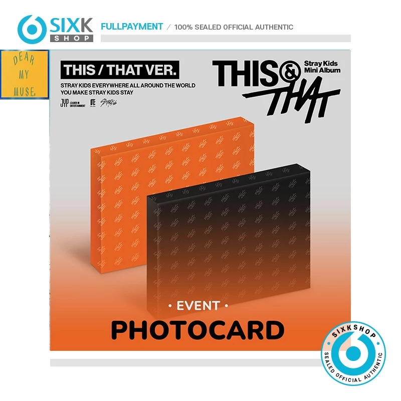 lalaongfonz's tweet photo. (SELECT DEAR MY MUSE) STRAY KIDS 10th Mini Album [THIS &amp; THAT] (Photobook ver)

🛒🧡𖦹˖°. https://t.co/YTMGy0bIAr
༘⋆ 🏷 ราคาตามในลิ้งค์ ⋆˙⟡

✅ SPayLater

#StrayKids #ตลาดนัดStrayKids #ตลาดนัดเด็กหลง https://t.co/PY6Rdx0SHH
