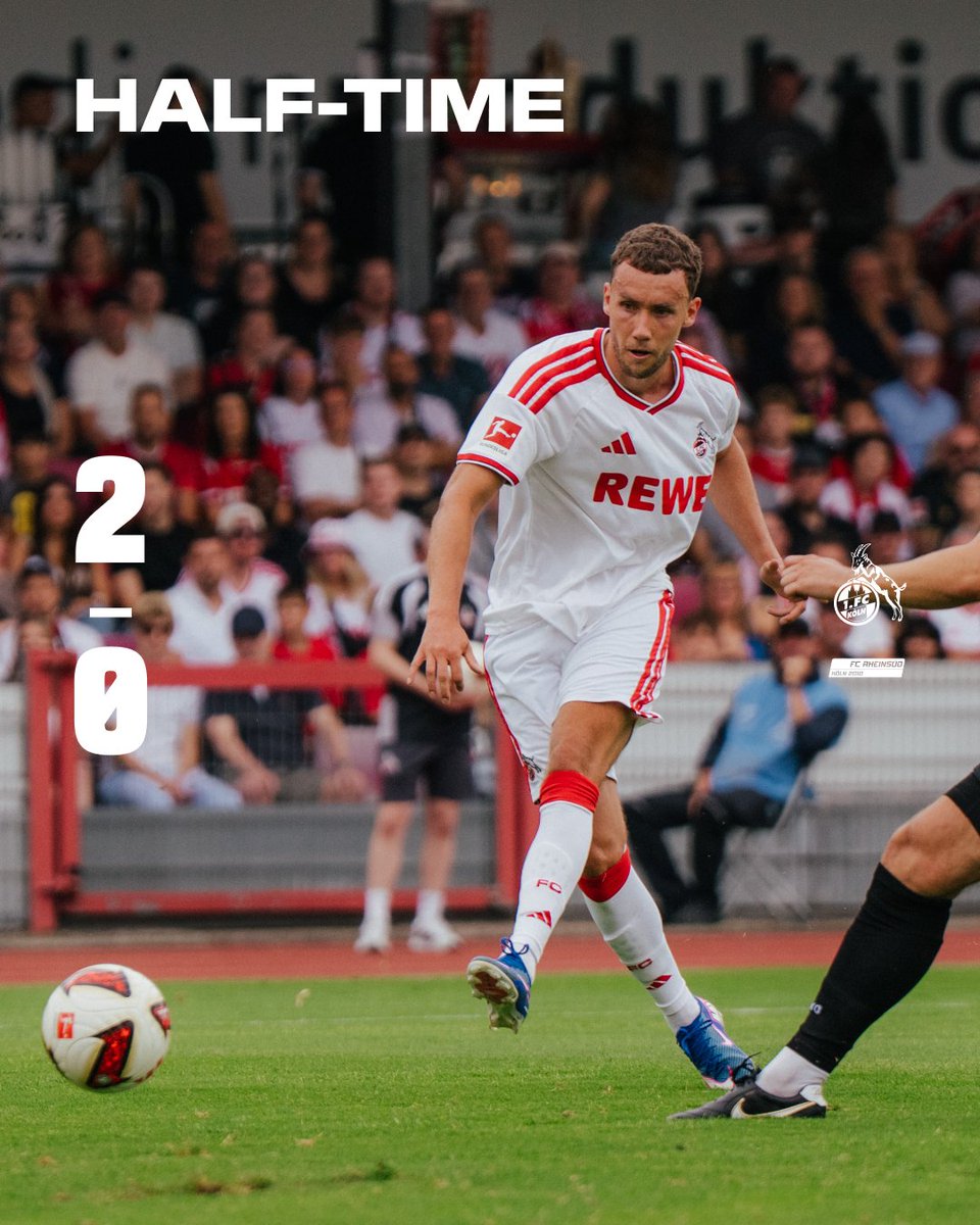 fckoeln_en's tweet photo. Half-time in our first friendly!

We lead at the break thanks to goals from Luca Waldschmidt and Youssoupha Niang.
___
2:0 #KOEFCRS #effzeh https://t.co/27AY4AAxd0