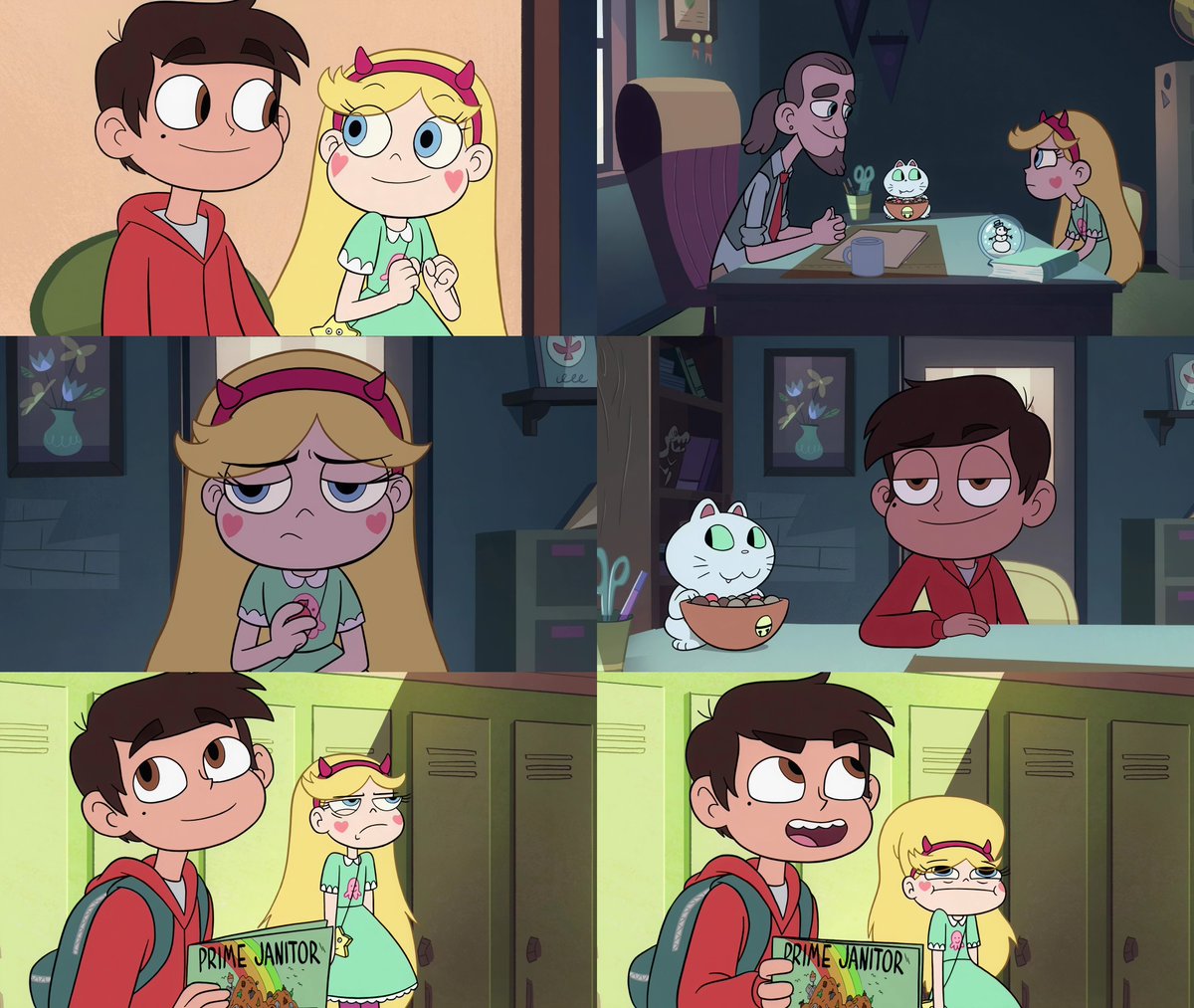 Jr_GKev_THLs_HQ's tweet photo. 10 years ago, "Mr. Candle Cares" debuted on #DisneyXD.
Did Candle just say... "Starco"?π Yeah, forget GARBAGE ISLAND.π
UGH! GET A GRIP TOM! Also, you got IRONIC KARMA.π€£
Better yet, Marco's thoughtfulness = #Starco hug.β€οΈ
#StarVsTheForcesOfEvil #SVTFOE #StarButterfly #MarcoDiaz https://t.co/iSdl9YytEx