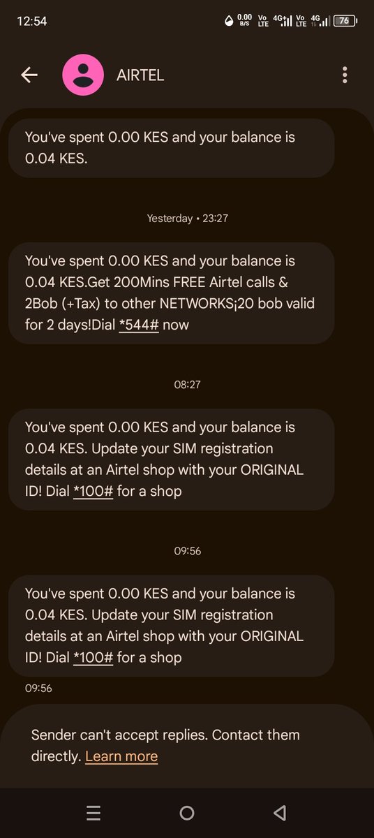 kitalaleman's tweet photo. @AIRTEL_KE @daince_prince Kindly I don't want to know this every time I make a call. It's disturbing. How do I stop it?😒 https://t.co/neoicEbE7i