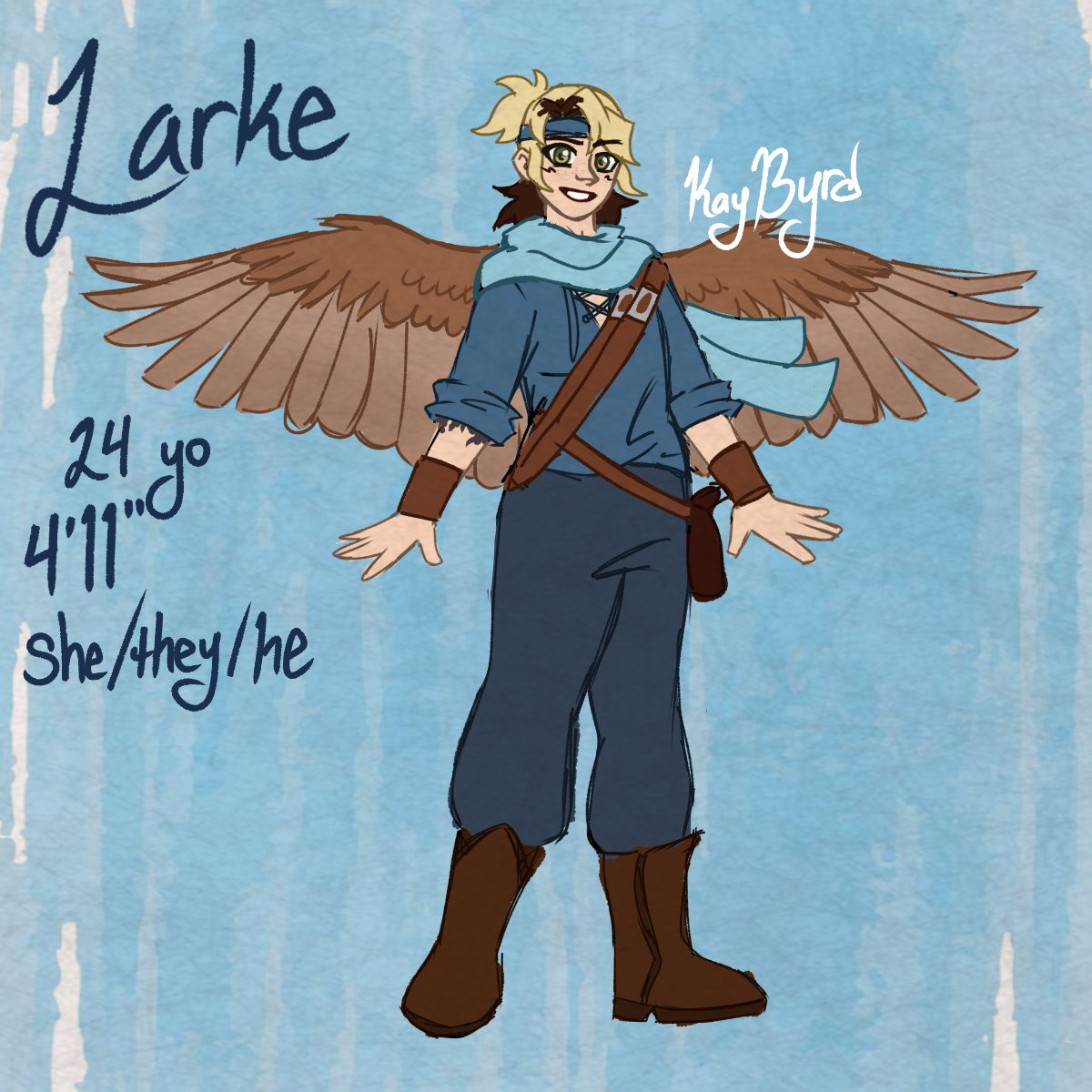 ByrdScribbles's tweet photo. Fantasy sona thing but I keep fiddling and making changes https://t.co/Jcd2y5xFnI