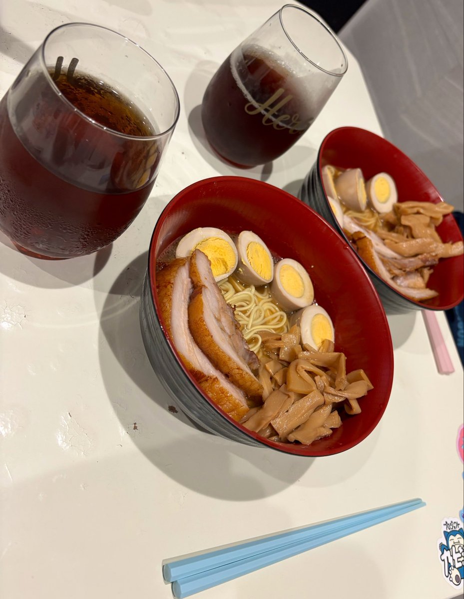 lic_st's tweet photo. 人生初家ラーメン🍜

感想: 自家製チャーシューが旨すぎた https://t.co/lkes75xkUo