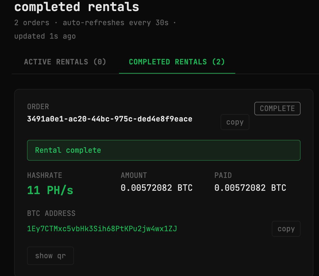 Reboottttttt's tweet photo. 租了台机器

挖了24小时

成本为0.00572082 BTC 大概是366U左右

挖了1622个 $QBIT 算下来每枚成本0.225U

现在场外群不怎么活跃 但是我还是挖着防身为主 https://t.co/PRvf1P80WN