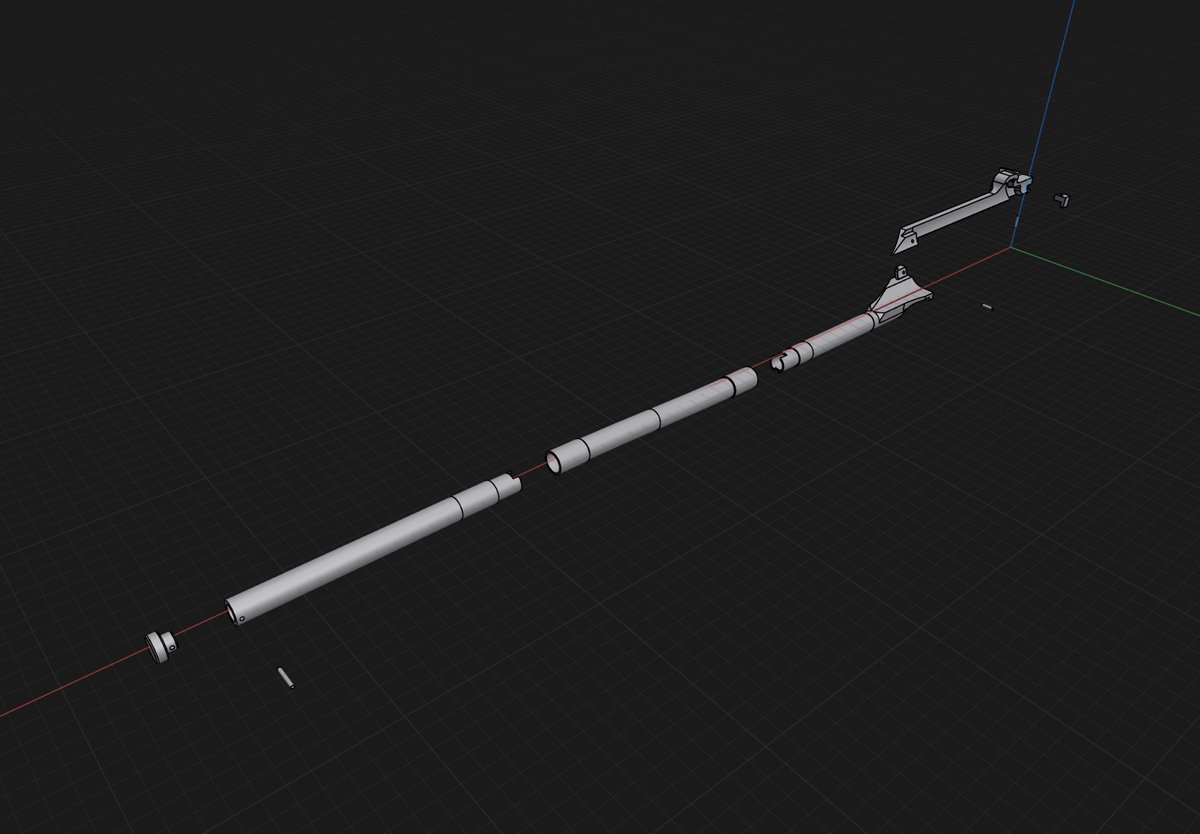 dreyse1841's tweet photo. And finally the operating rod, without a doubt the trickiest part to print so far. I had to get really creative with this one, but I think I found a deeeecent way to print it. Even so, it’ll probably remain the weakest link in the entire system. https://t.co/i0PsAWZfaw