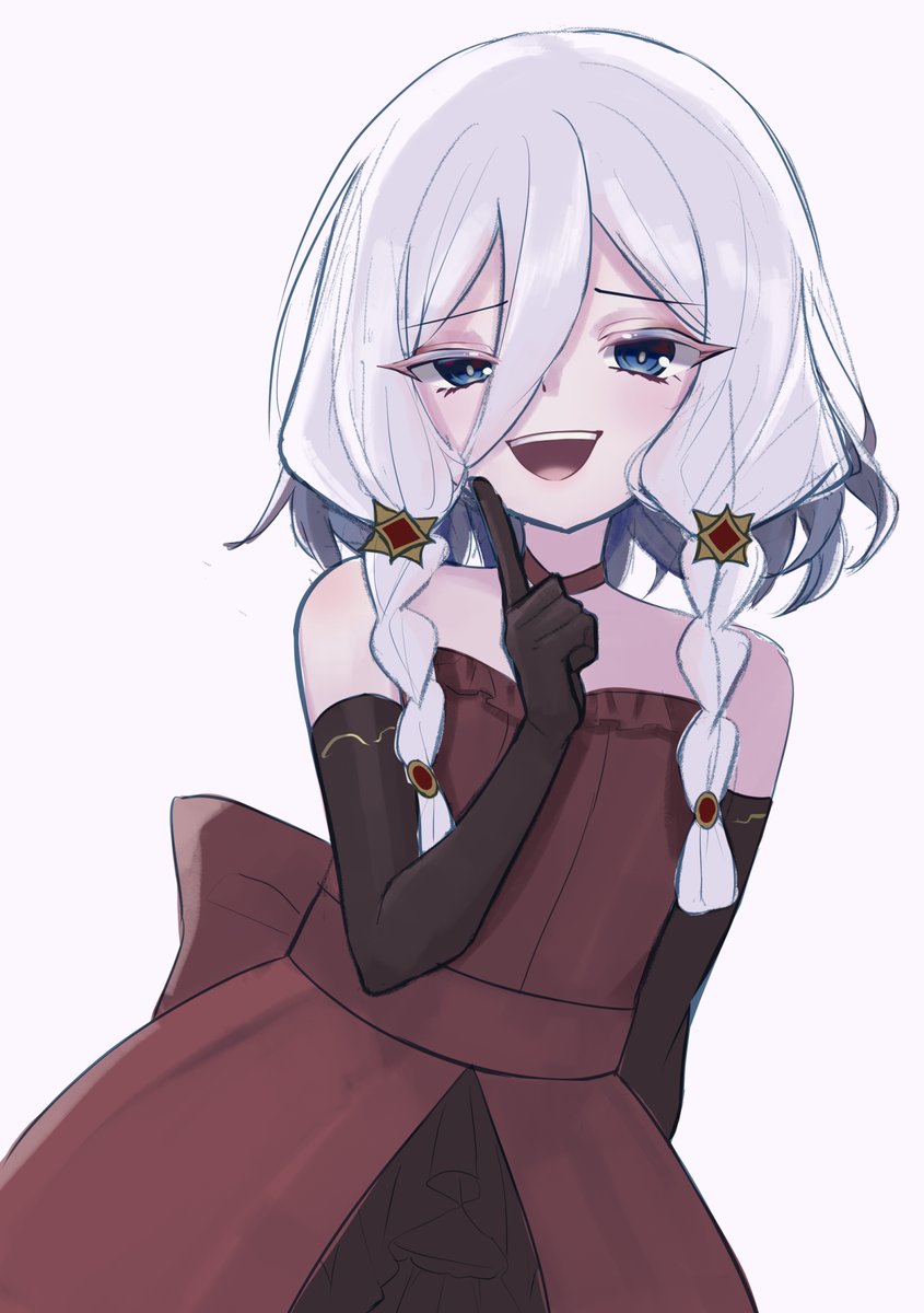 Yudoufu_41's tweet photo. ワンドロ＋5分
悪役令嬢役イメージで(ベタ塗り終わらなかったから5分ずるした) https://t.co/zDGkuXwnv1