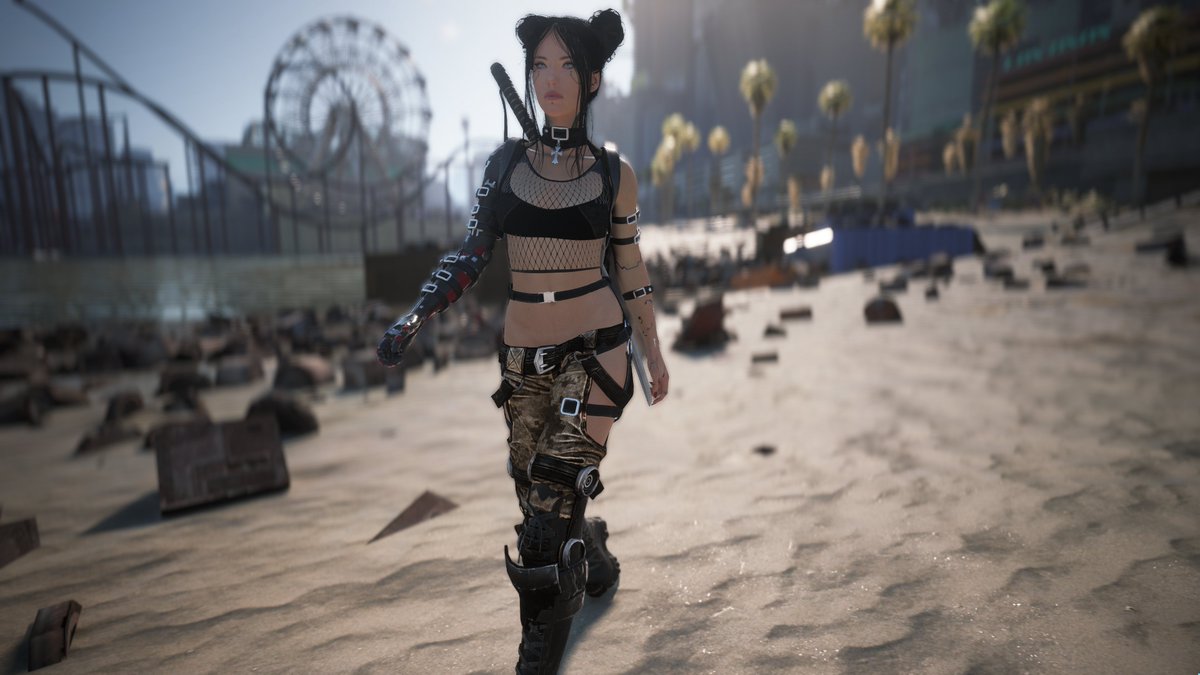 _MyOwnSummer_'s tweet photo. Finally installed some clothing mods. Mixed and matched some random stuff. I like the result. https://t.co/8SQeHRtJf0
