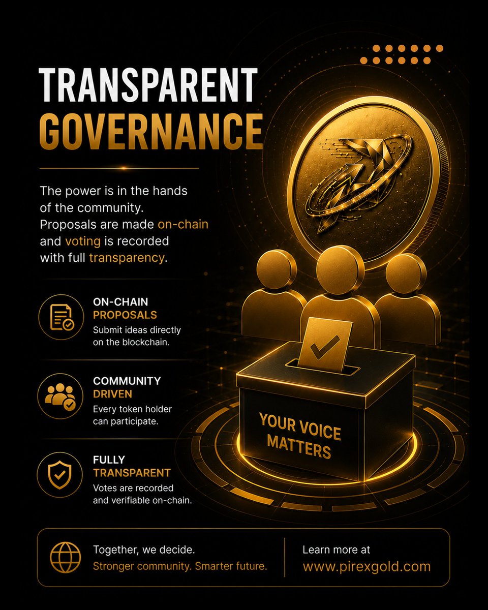 Pirexecosystem's tweet photo. Power to the community.
On-chain proposals. Verifiable votes.

Explore → https://t.co/ssS9yCIEWY

#PIREX #PirexGold #Decentralized #Governance #BNBChain https://t.co/iO8mvR83GV
